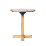 Round Side Table w X Base  M1