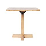 Square Side Table w X Base  M1