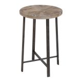 Round Stool with Metal Legs M2