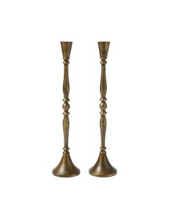 Antique Gold Candle Holders M2
