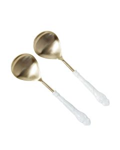 Enamel Serving Spoons Set2 M2