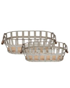 Cross Wire Basket  Set2  M2