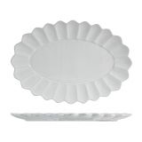 Scalloped Oval Plate M2 